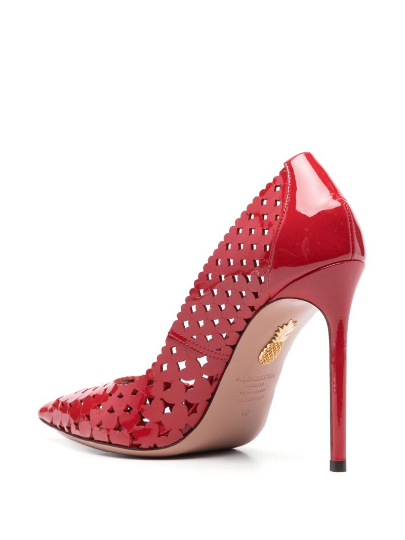 Red 105mm Amourose Pumps