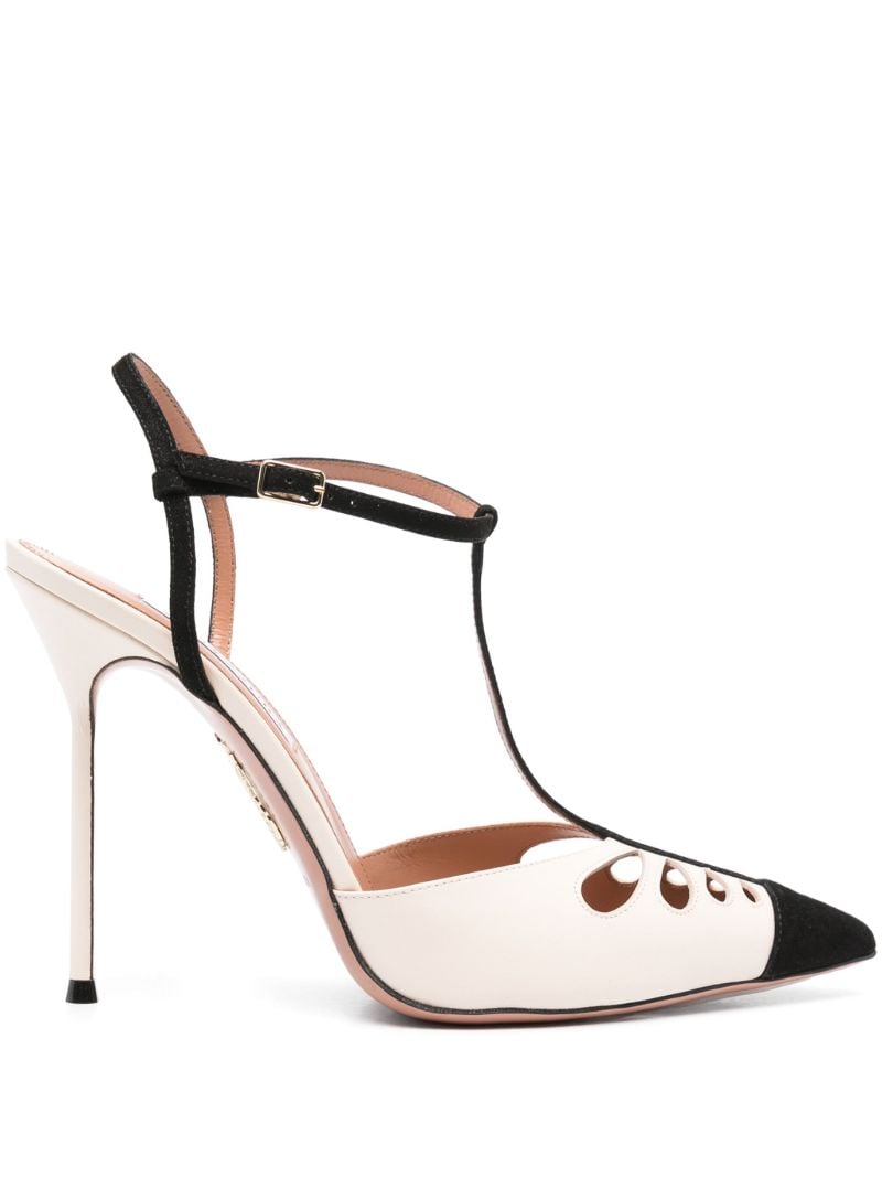 Black 105mm Camille Pumps