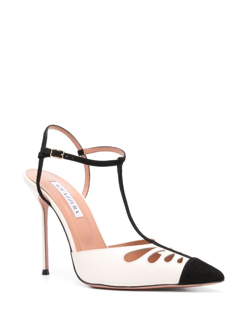 Black 105mm Camille Pumps