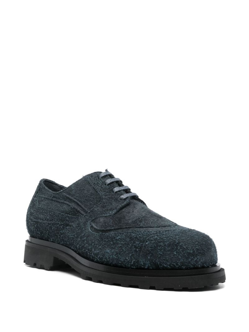 Distressed Effect Derby Shoes
