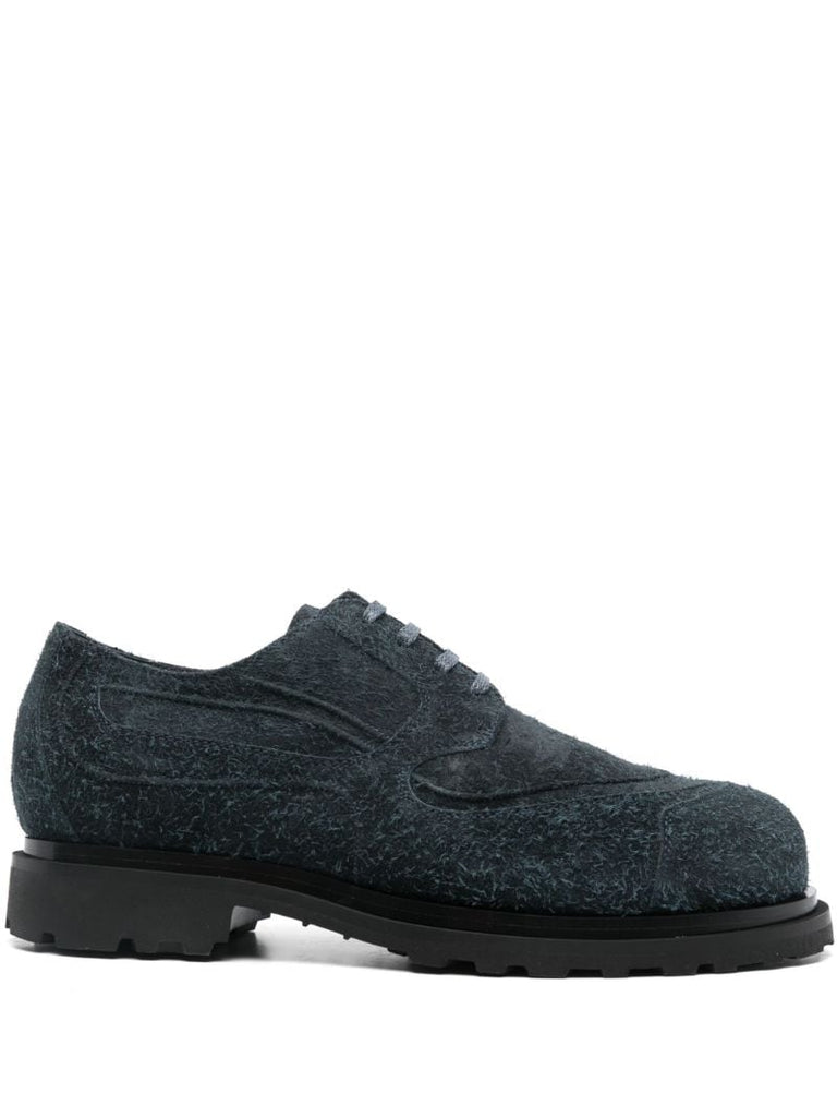 Distressed Effect Derby Shoes