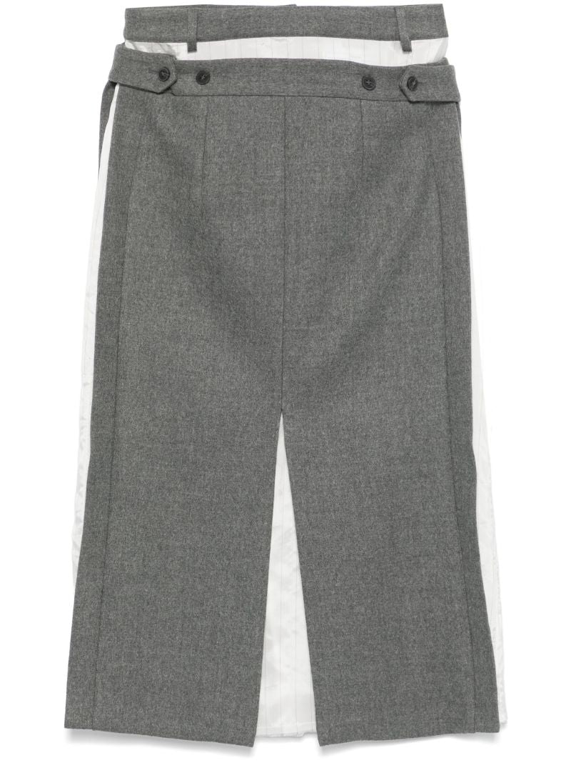 Grey Layered Skirt