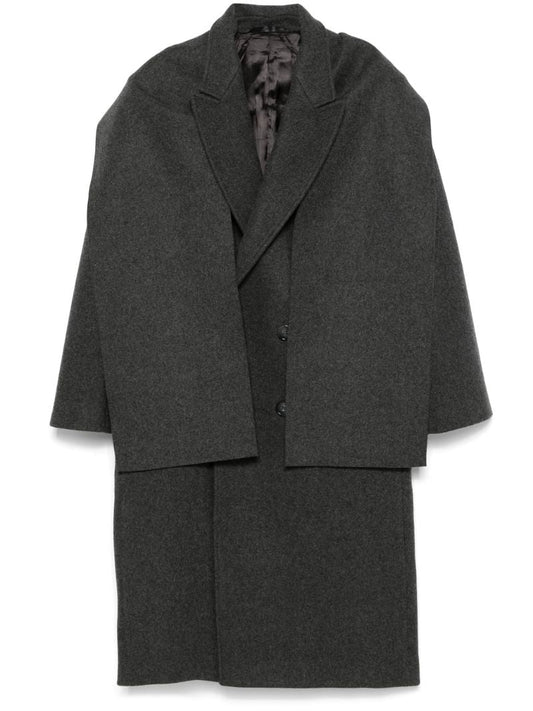 Grey Layered Coat
