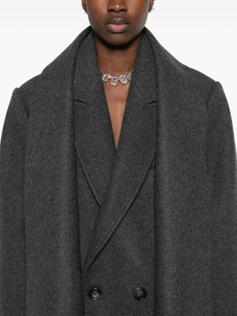 Grey Layered Coat