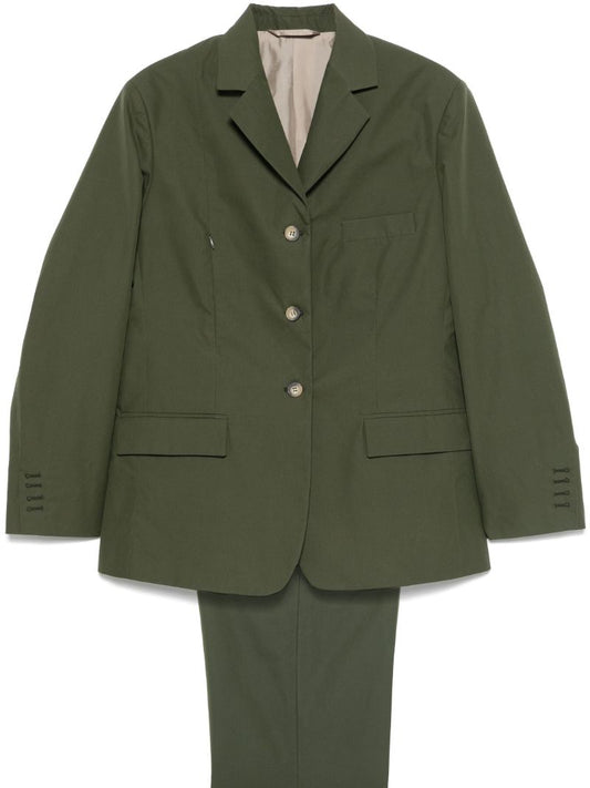 Green Cotton Suit