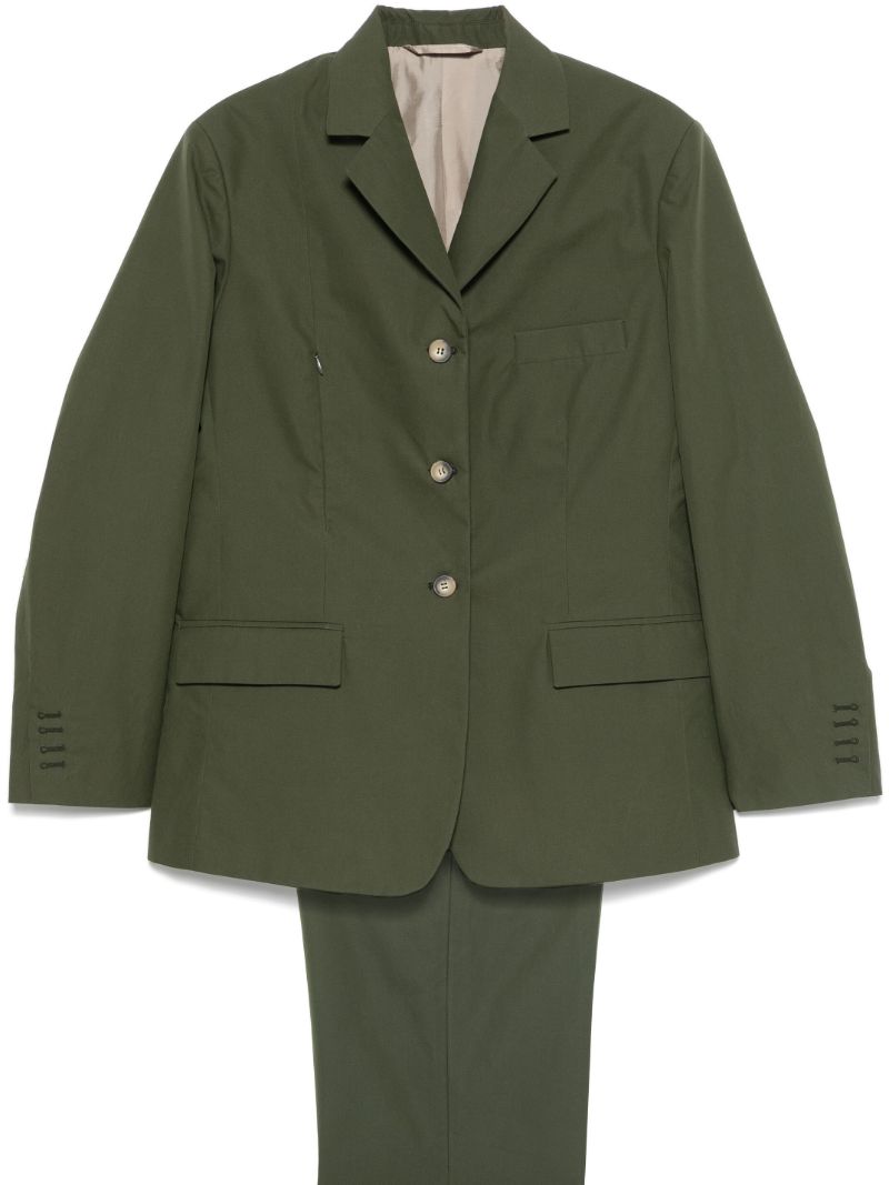 Green Cotton Suit