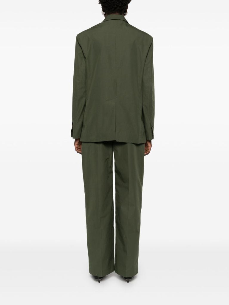 Green Cotton Suit