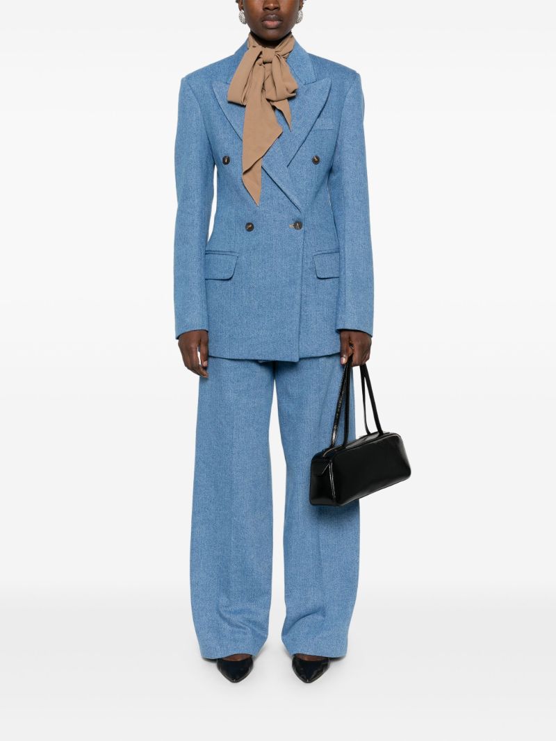 Blue Cotton Blazer