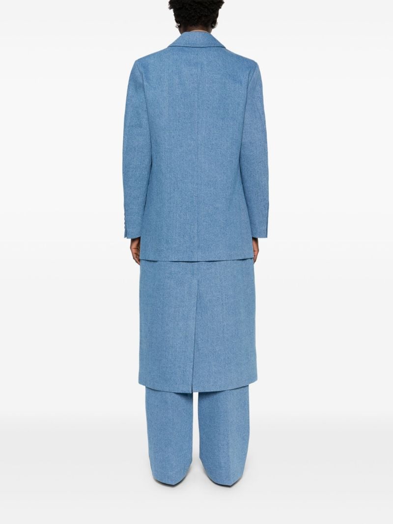 Blue Cotton Coat