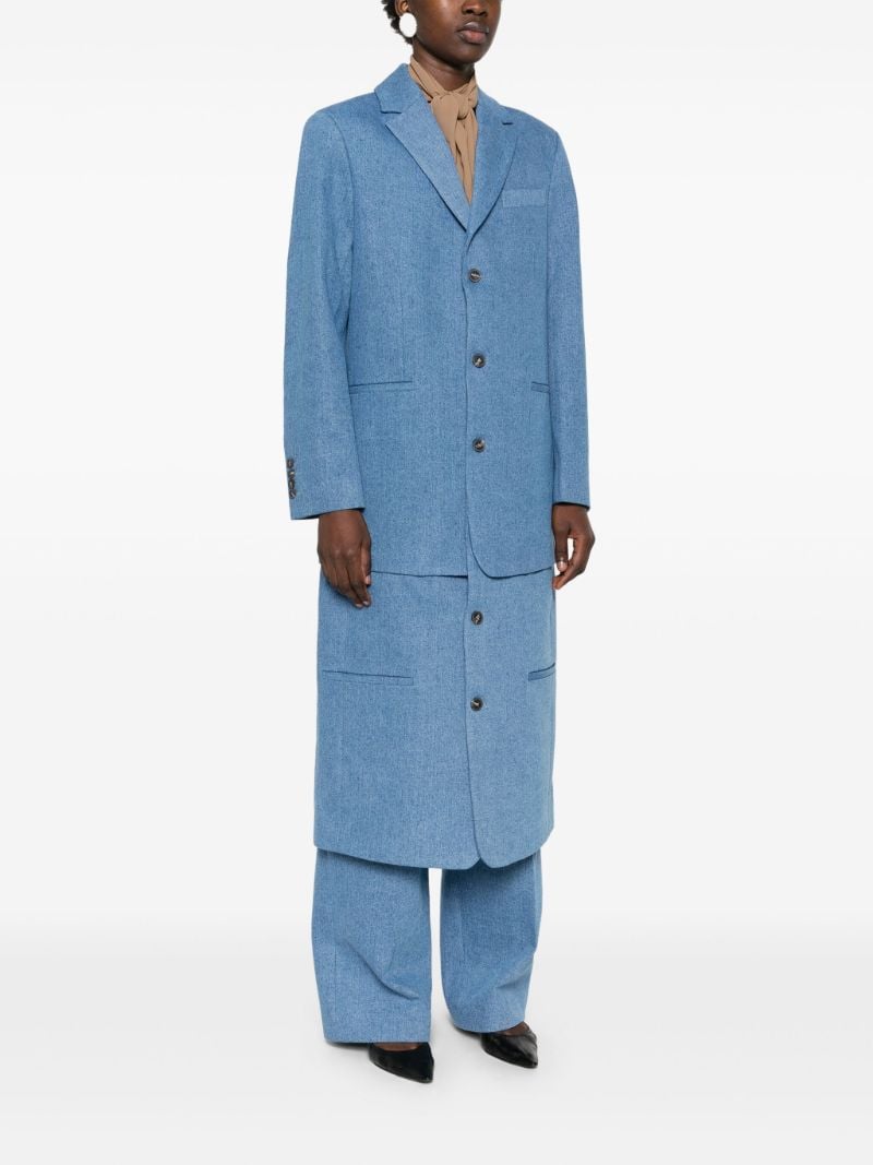 Blue Cotton Coat