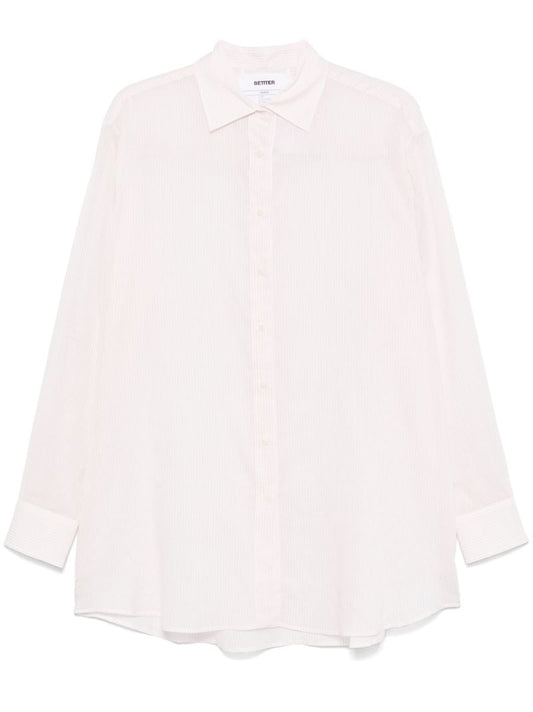 Pink Striped Shirt