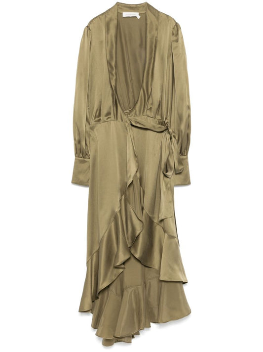 Wrap Midi Dress