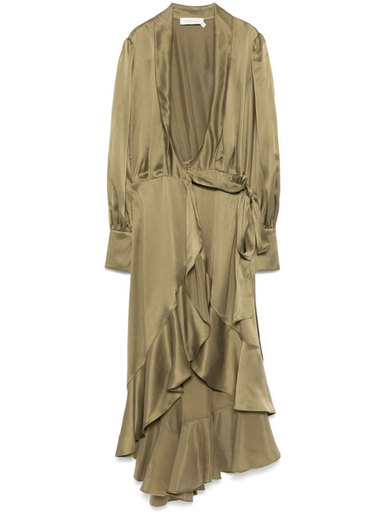 Wrap Midi Dress