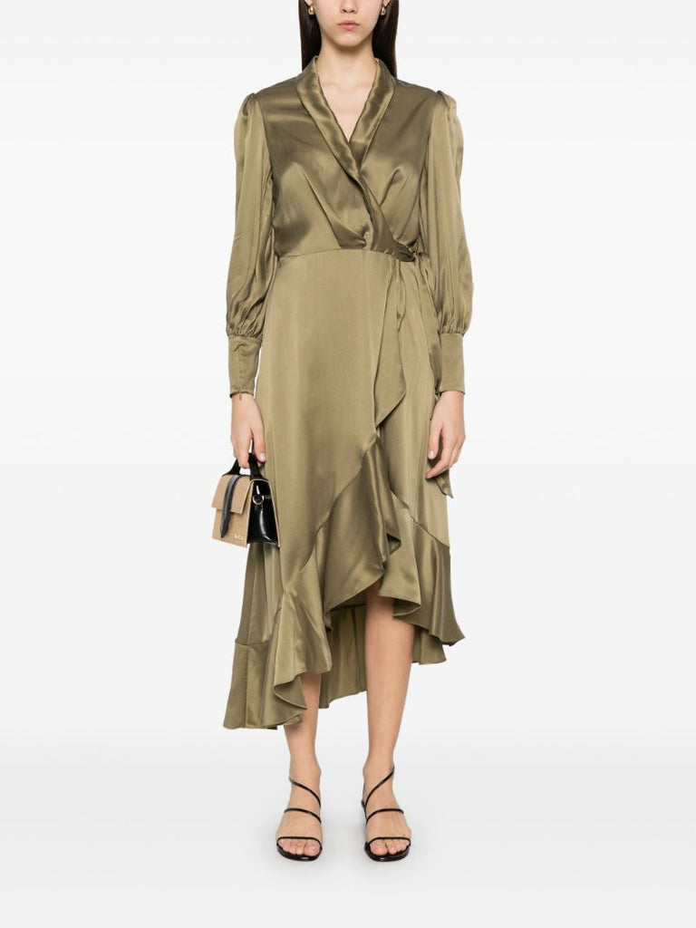 Wrap Midi Dress