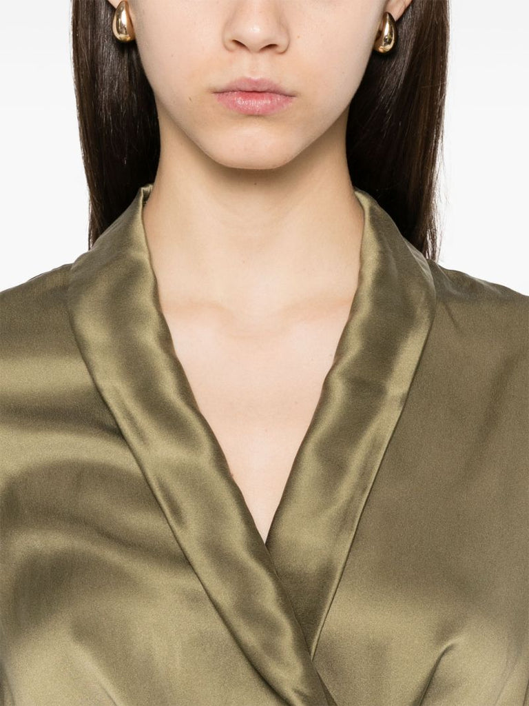 Wrap Midi Dress