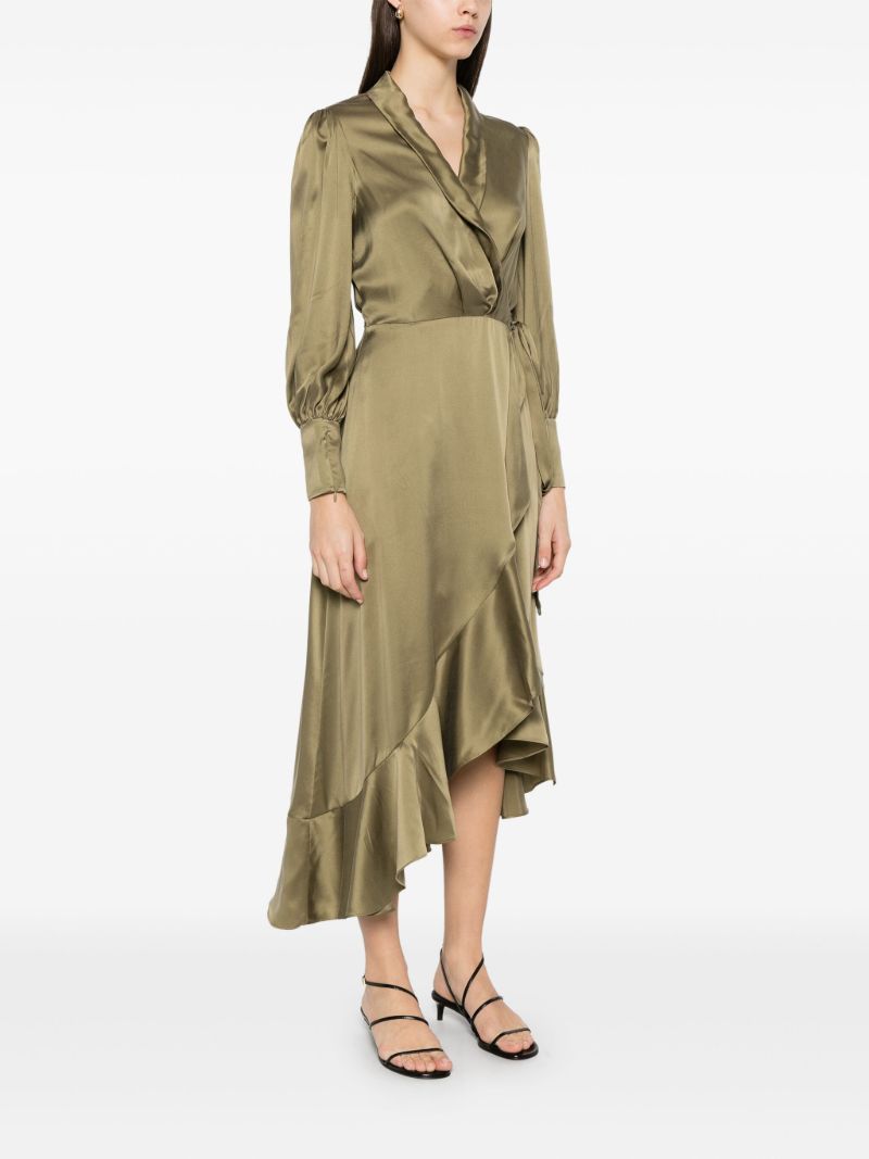 Wrap Midi Dress