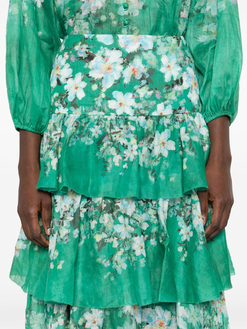 Green Everley Skirt