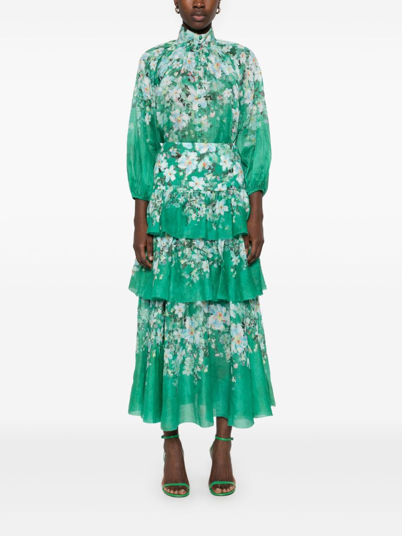 Green Everley Skirt