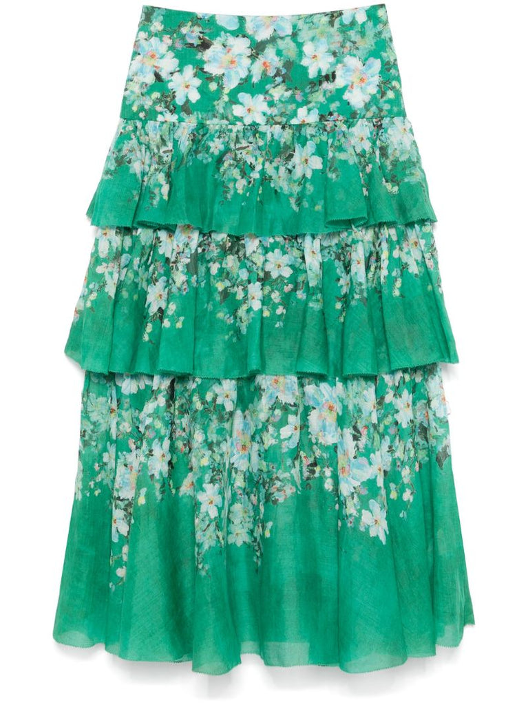Green Everley Skirt