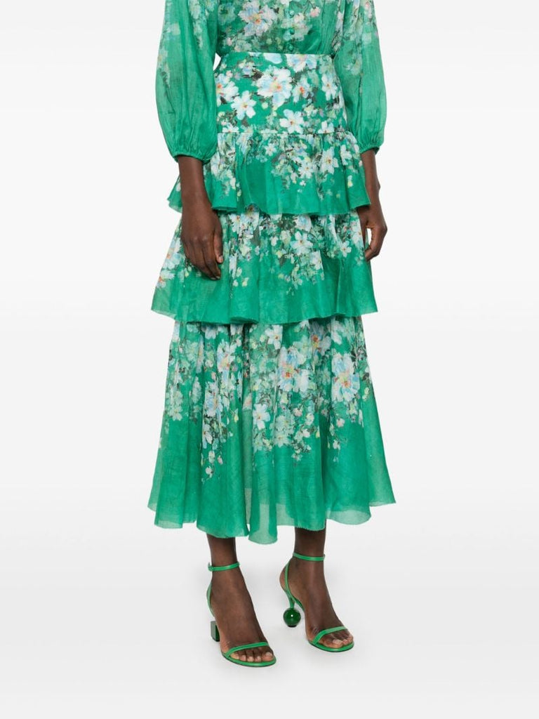 Green Everley Skirt