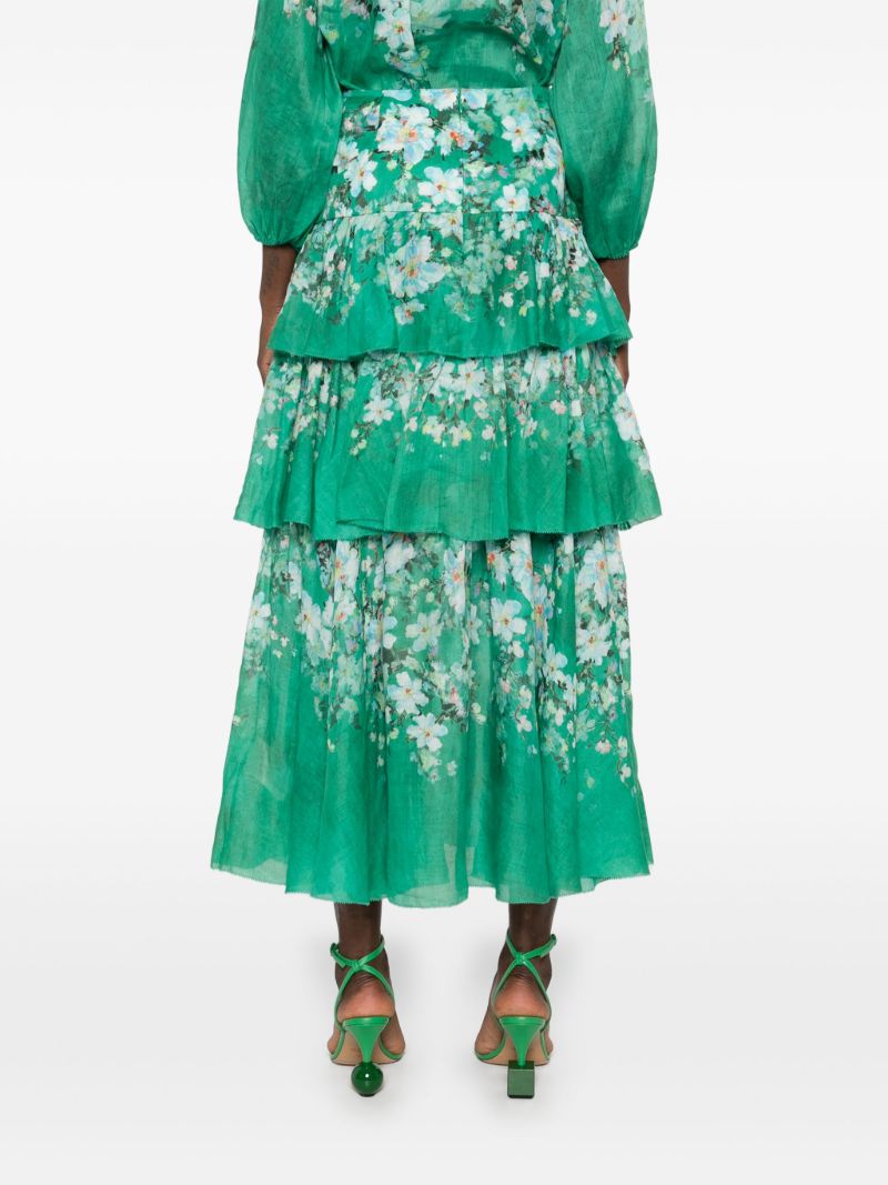 Green Everley Skirt