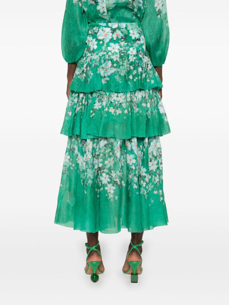 Green Everley Skirt