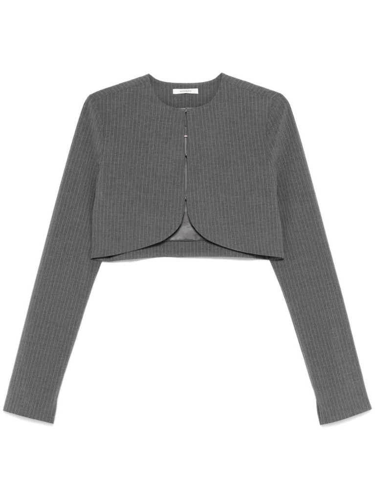 Pinstripe Cropped Top