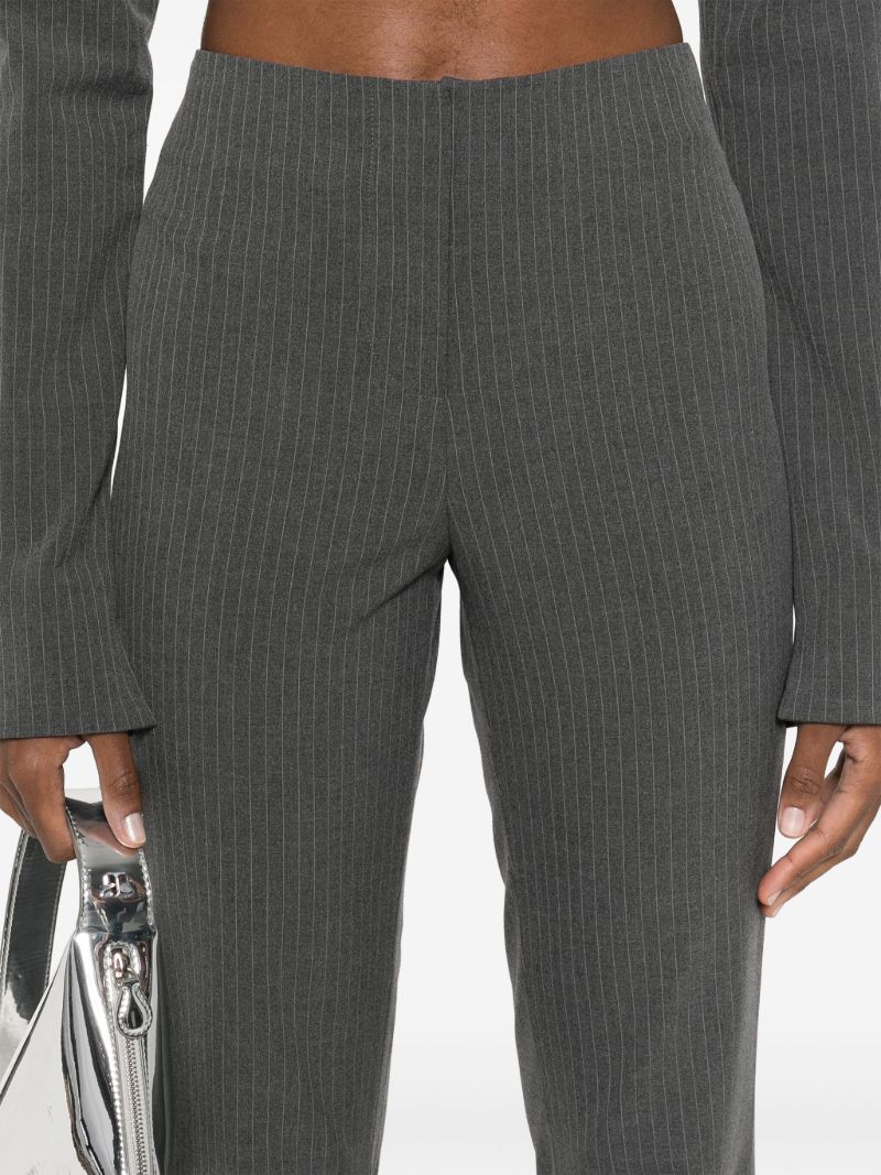 Pinstripe Bootcut Trousers