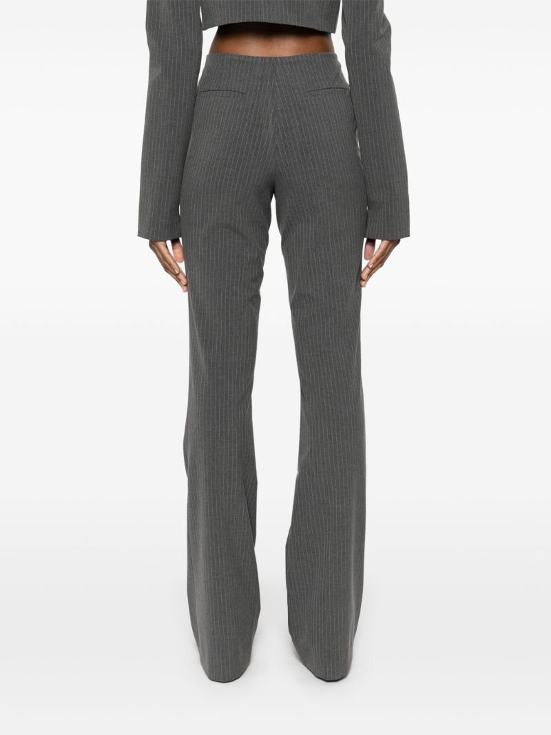 Pinstripe Bootcut Trousers