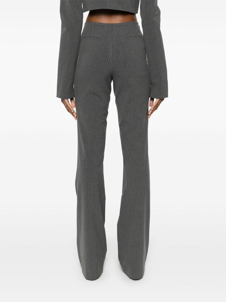 Pinstripe Bootcut Trousers