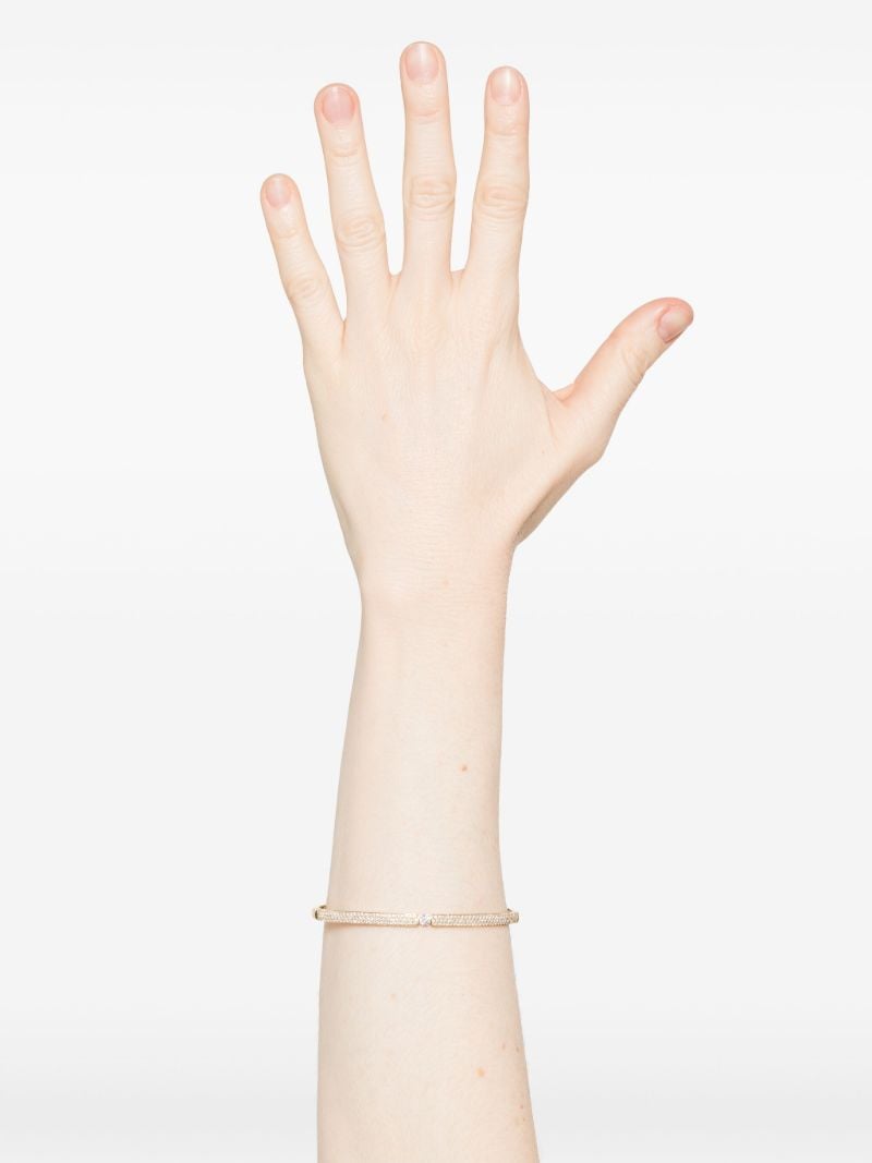 18kt Yellow Gold Zeus Diamond Bangle Bracelet