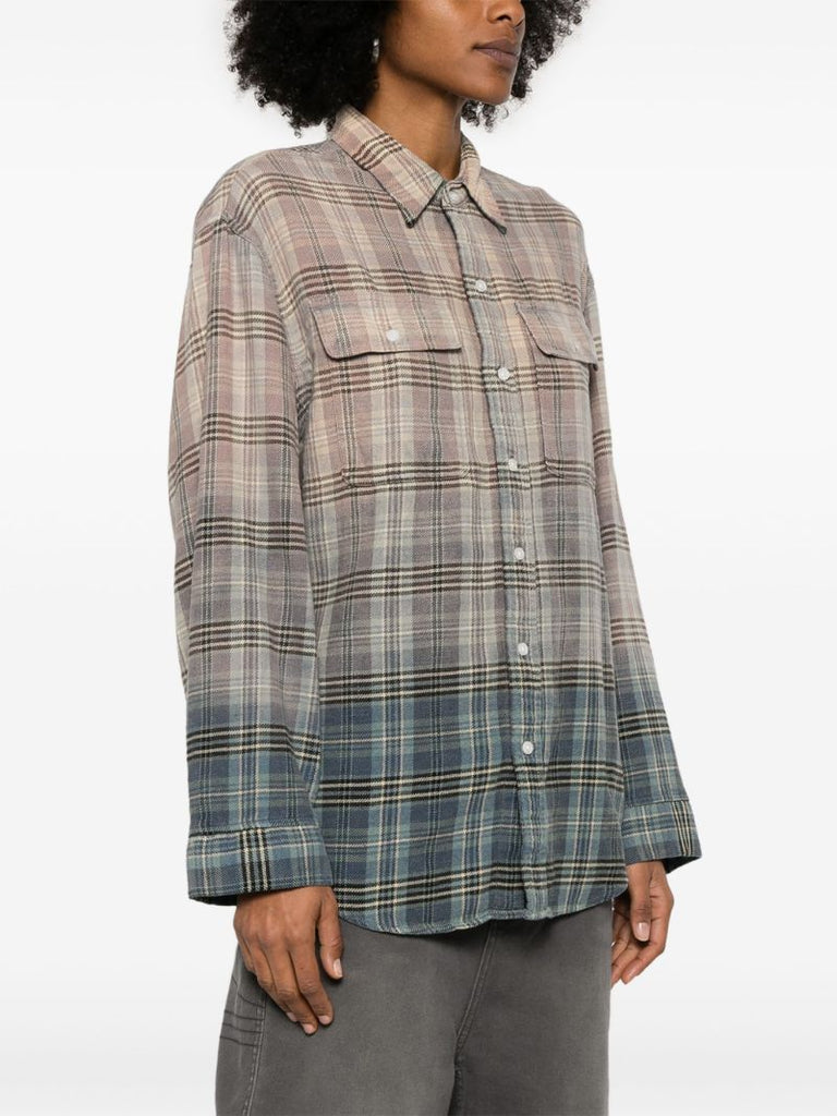 Neutral Checked Shirt