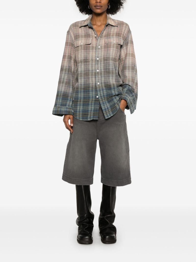 Neutral Checked Shirt