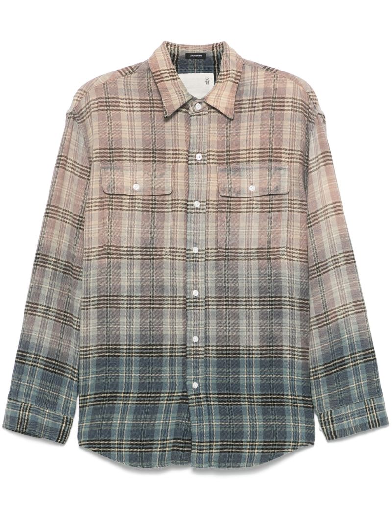 Neutral Checked Shirt
