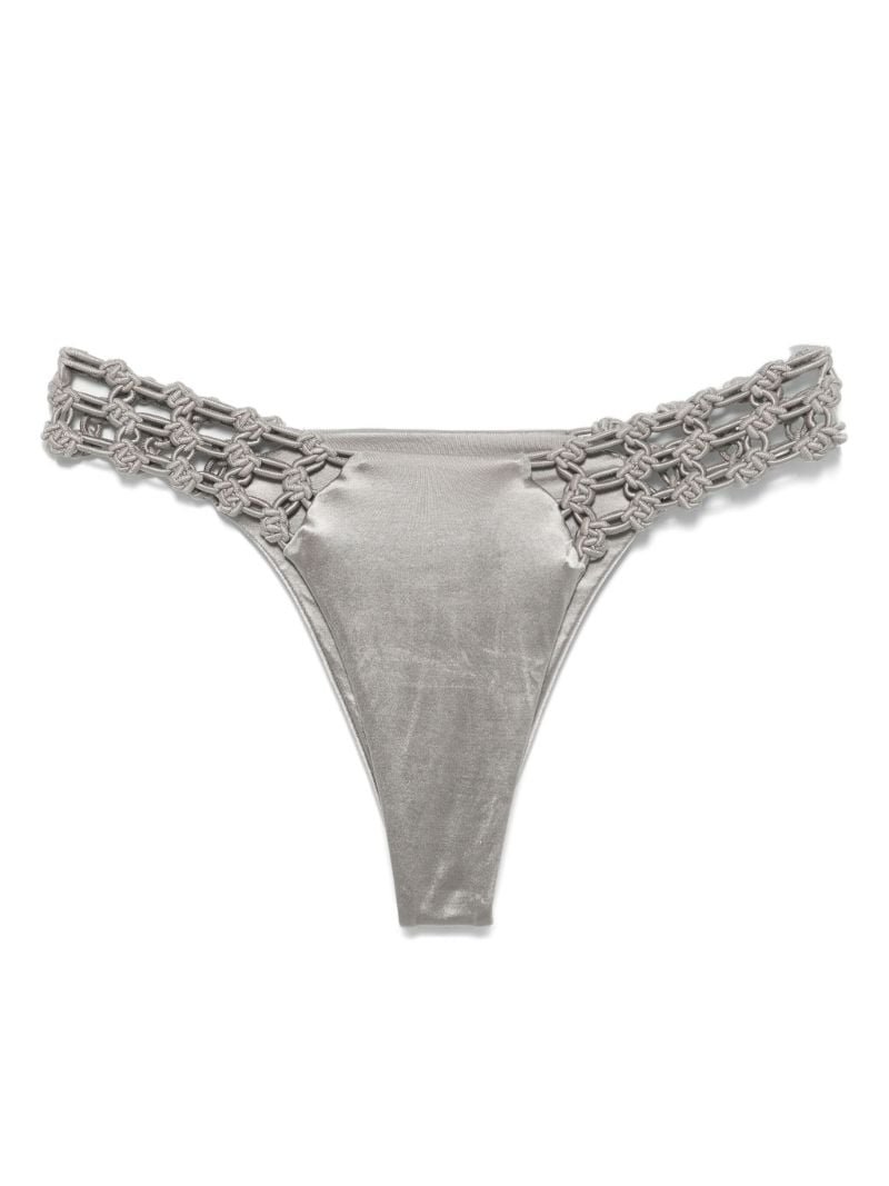 Knotted-straps Bikini Bottoms