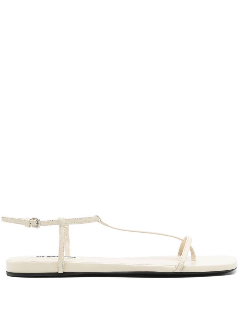 Square-toe Thong Sandals