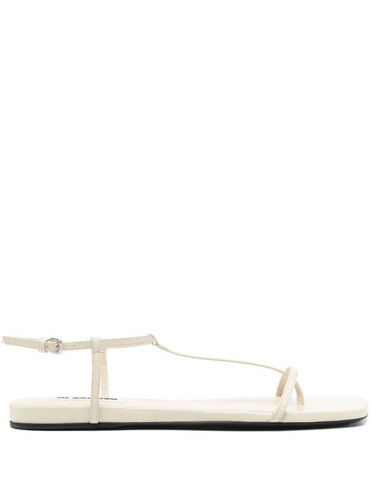 Square-toe Thong Sandals