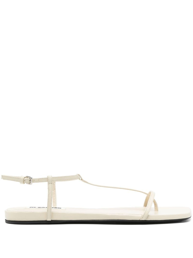 Square-toe Thong Sandals
