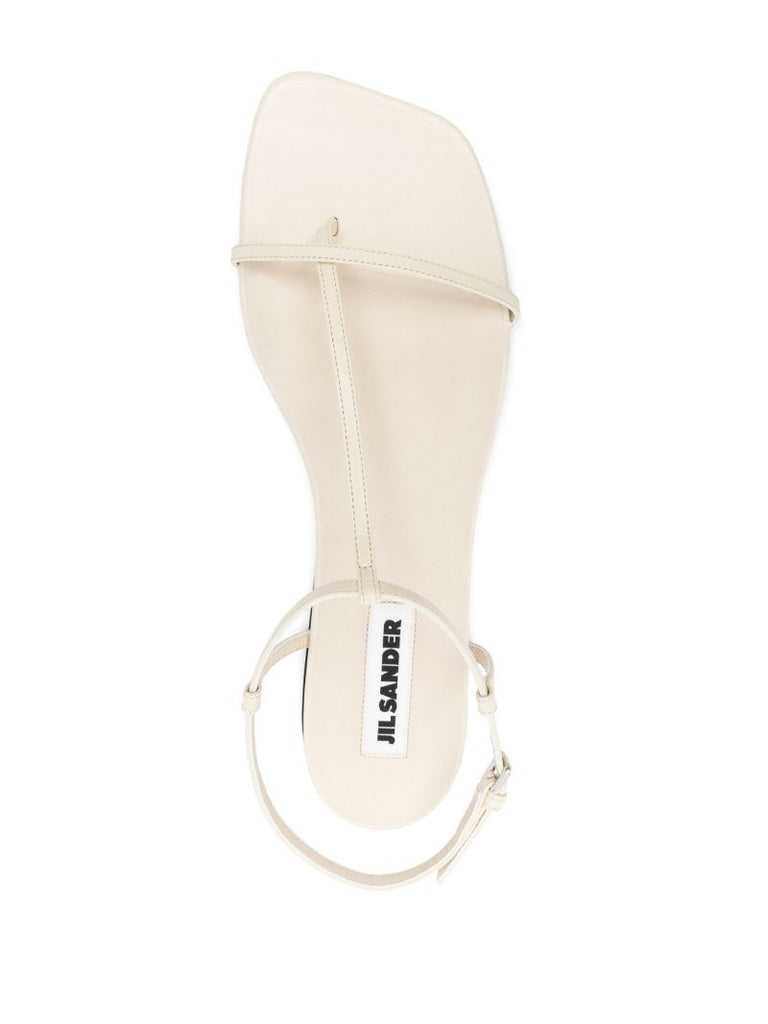 Square-toe Thong Sandals