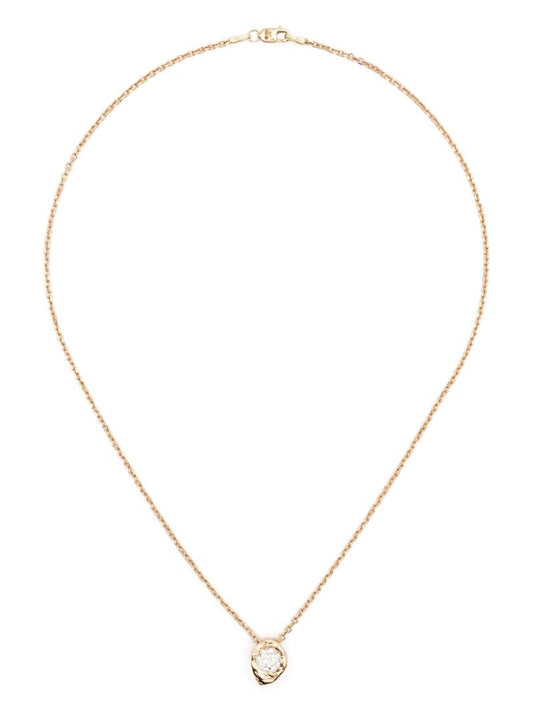 14k Yellow Gold Alfa Diamond Necklace