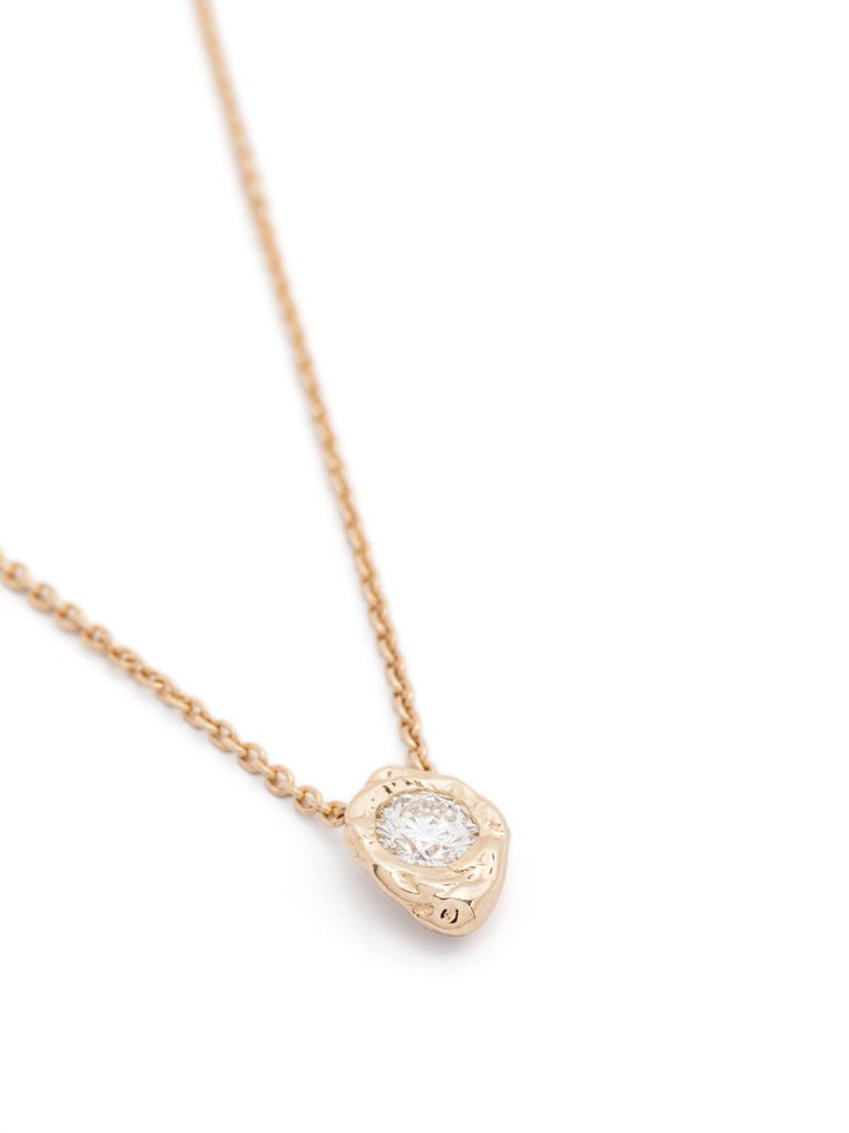 14k Yellow Gold Alfa Diamond Necklace