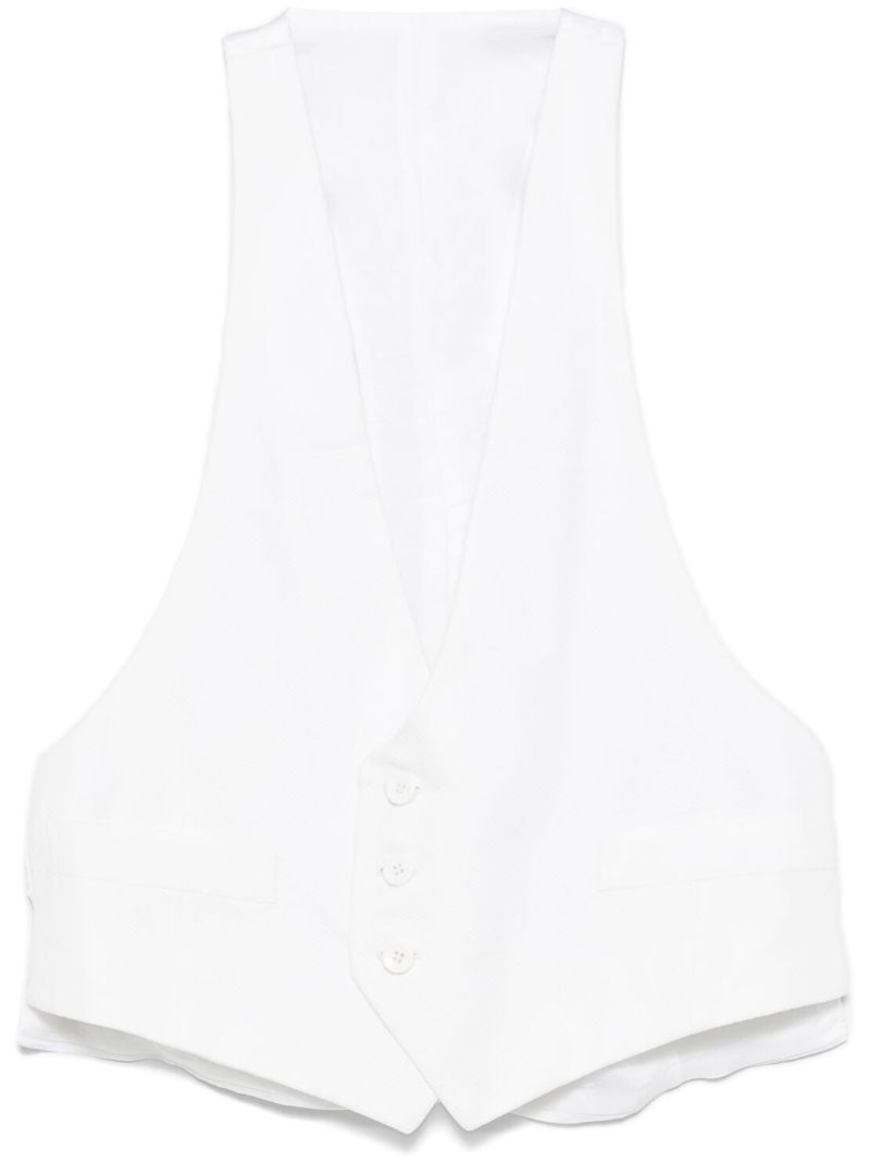White Nan Waistcoat