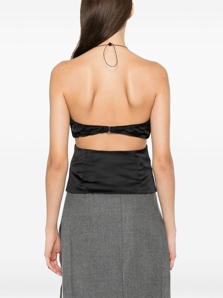 Black Capote Top