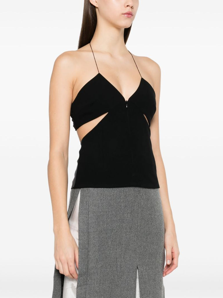 Black Capote Top
