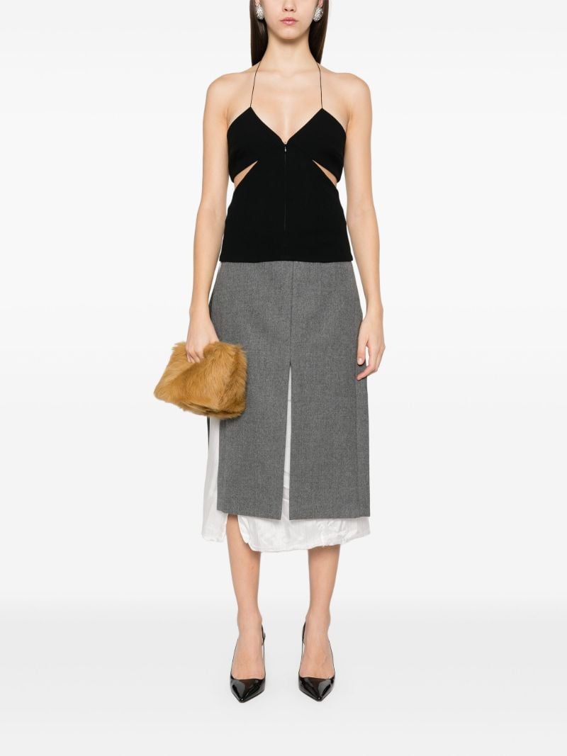 Black Capote Top