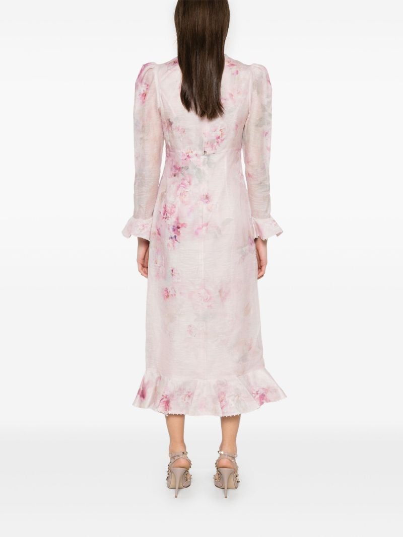 Crush Flower Midi Dress