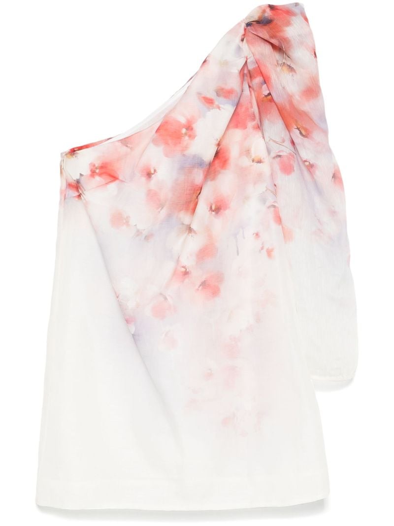 Crush Asymmetrical Mini Dress