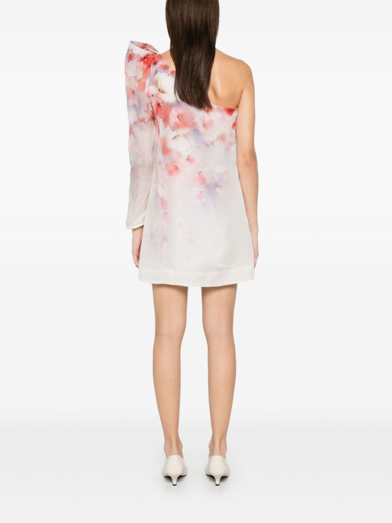 Crush Asymmetrical Mini Dress