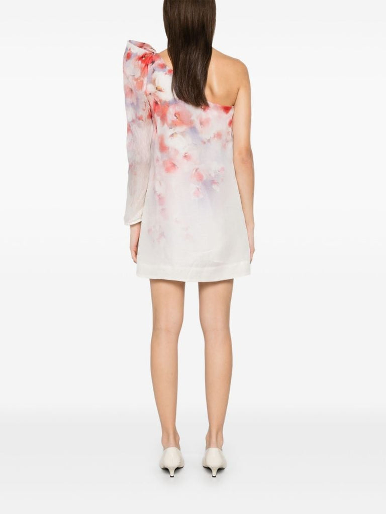 Crush Asymmetrical Mini Dress