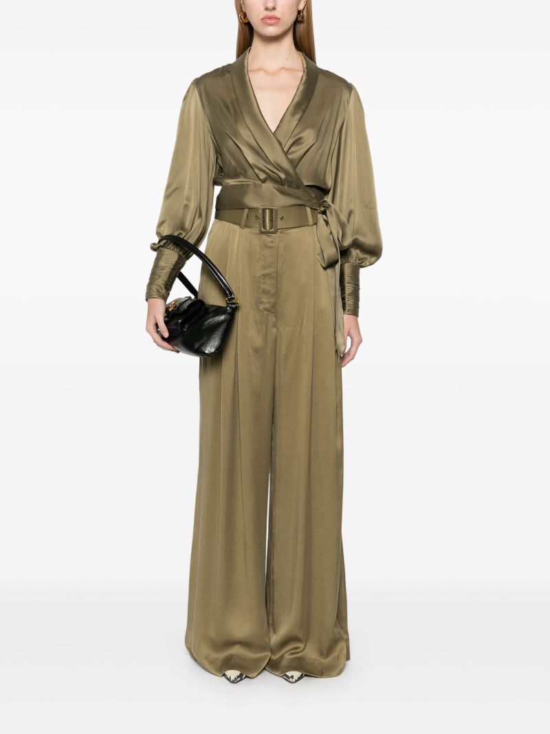 Wrap Silk Blouse